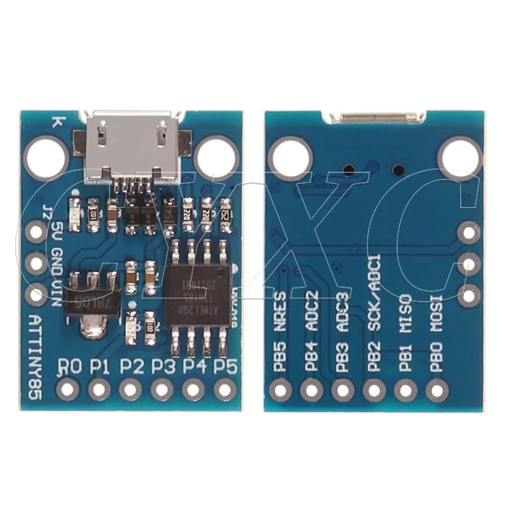 Ttiny85 ATtiny85 Digispark Kickstarter Arduino IIC I2C TWI SPI 저전력 마이크로 컨트롤러 용 마이크로 USB 개발 보드 모듈