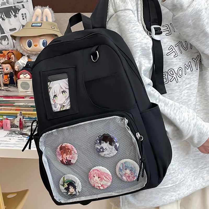 Japanese College Style Fashionable Backpack for Students Large Capacity Backpack for Women Highvalue Outdoor Backpack