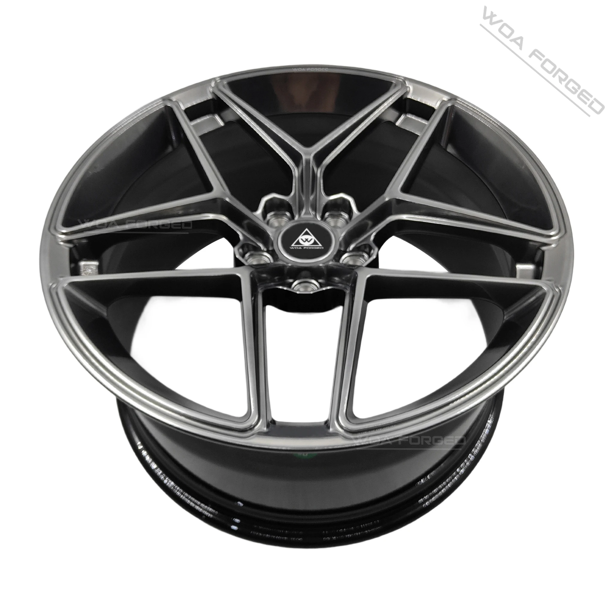 حار بيع مخصص مزورة 18-26 بوصة عجلات سيارة سبيكة عالية الجودة FF11 خمسة تكلم عجلات رياضية 5x108 5x120 عجلات حافة الألومنيوم