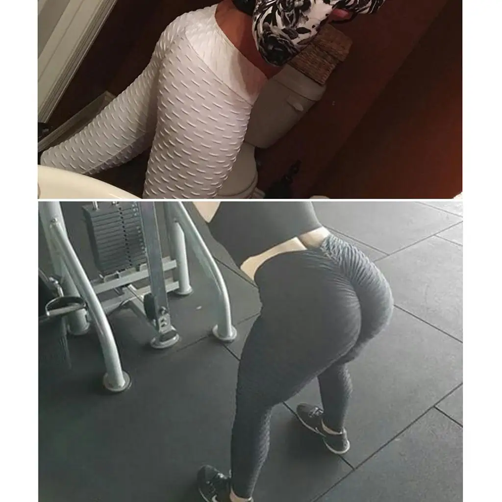 Booty Lifting Ruched Tights Women Yoga Leggings High Rise Compression Workout Pants for Fitness for Gym Exercise and Running
