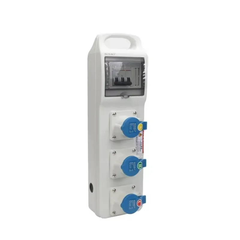 Convenient Power Supply Waterproof Industrial Socket with Shell Box Socket Distribution Box Single-phase Mobile Power Box