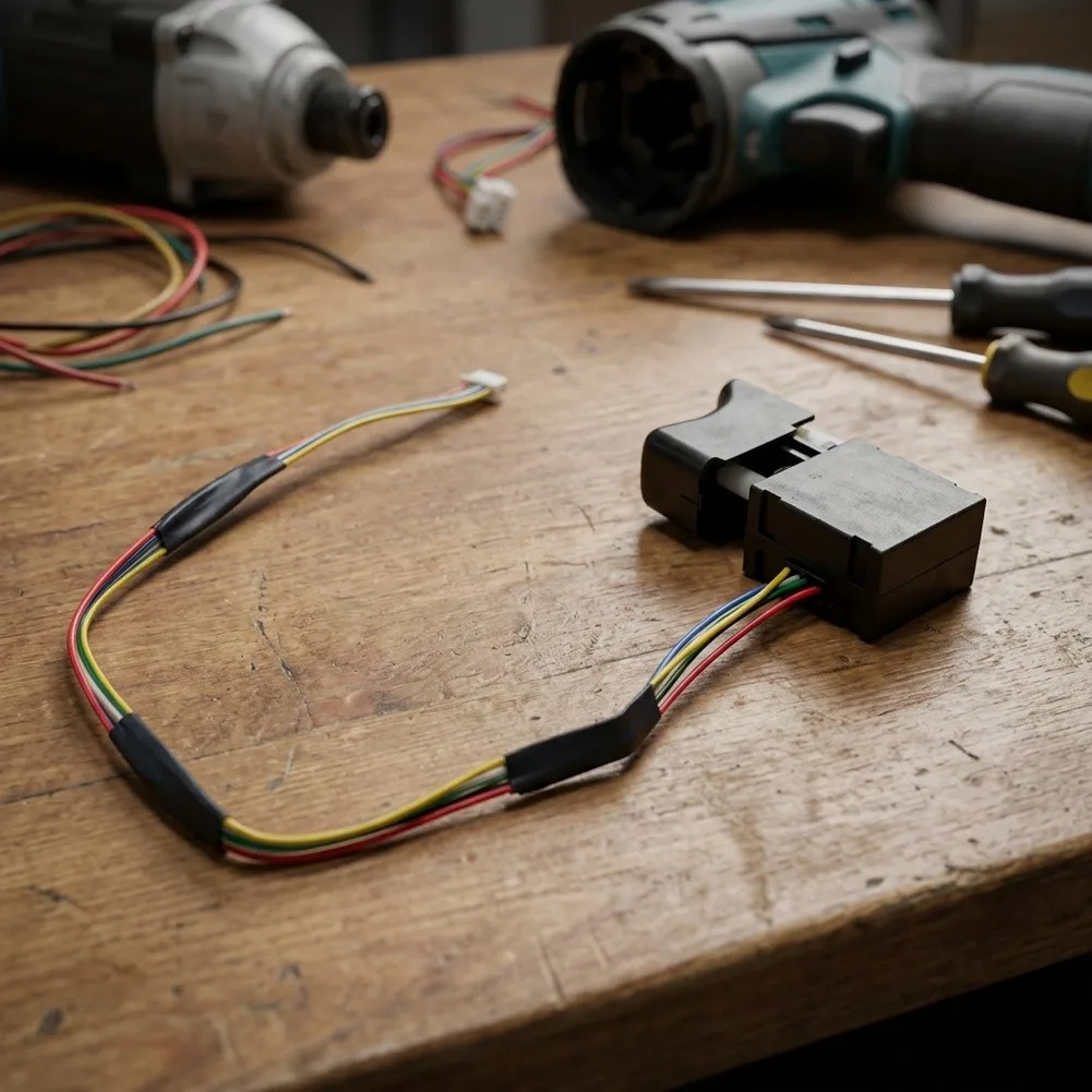 Brushless Lithium Hammer Switch Supporting Reversible Polarity and For velocity Adjustment Through Standard 6 Wire Interface
