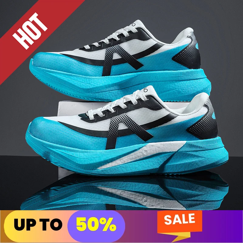 

NEW Professional Running Shoes CarbonBoard Marathon Men Sports Fitness Lightweight Womens Comfortable Athletic Antiskid Sneakers