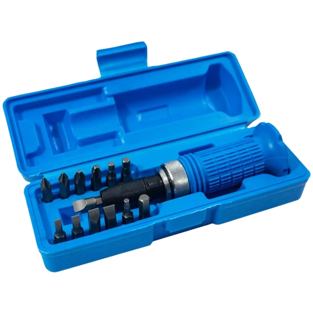 14 Piece Cr-V Steel For Impact Resistant Screwdriver Set With Insulated Handles For Electrical And Fastening Tasks Tool