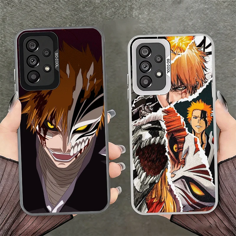 Bleach Kurosaki Ichigo Soft Phone Case for Samsung A17 A16 A15 A14 A13 A57 A56 A55 A54 A53 A37 A36 A35 A34 A33 A26 A25 A24 A23 A