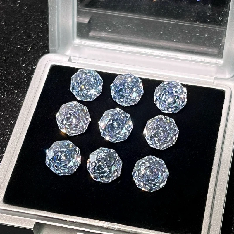 

Excellent Natural Colorful Cubic Zirconia Stone Octagon Rose Cut High Carbon Diamond For diy Jewelry Setting&Custom