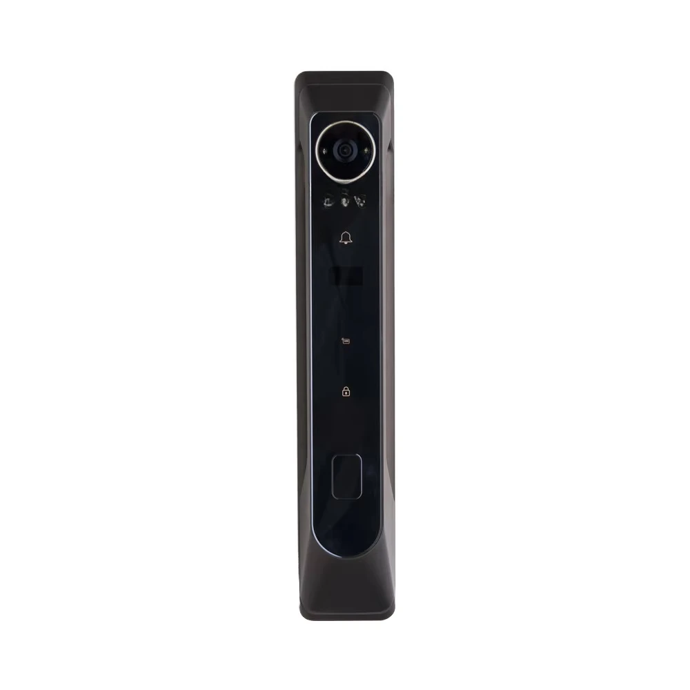 Smart Door Lock with Fingerprint & Face Recognition WiFi Remote Control Via APP Night Vision-Made in China