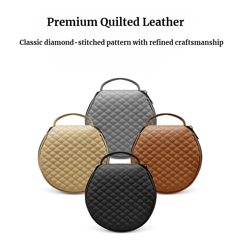 Universal Portable CD DVD Case Storage Dual-use Storage Bag Round Holder with Zipper for Home Car CD Bag car interior supplies.