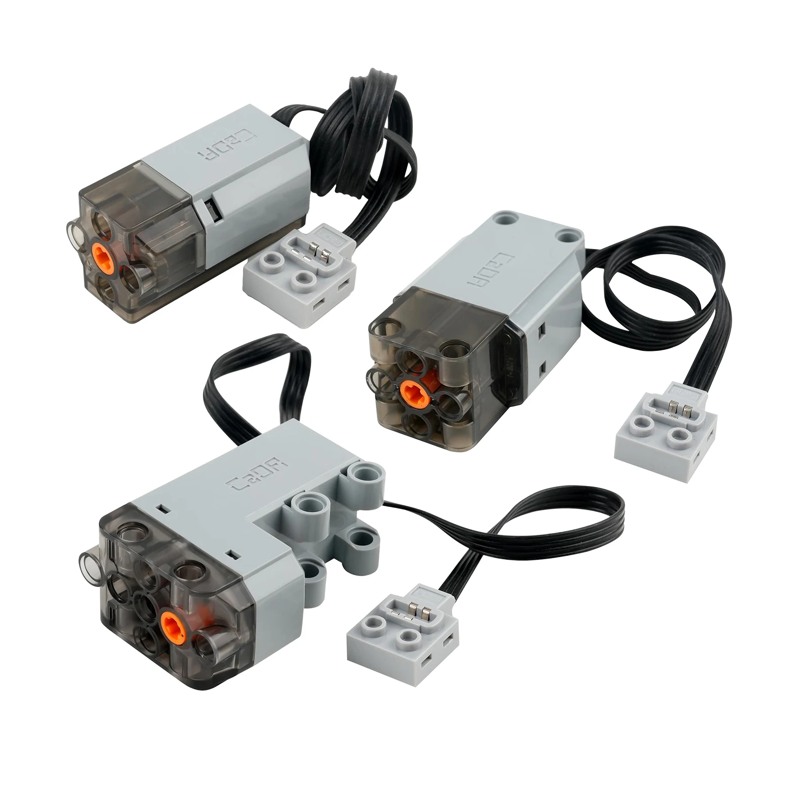 CaDA Technical Motor Parts Upgrade M/L Servo Motor Building Blocks Car Model Power Mechanical Compatible with Legoeds DIY Toys
