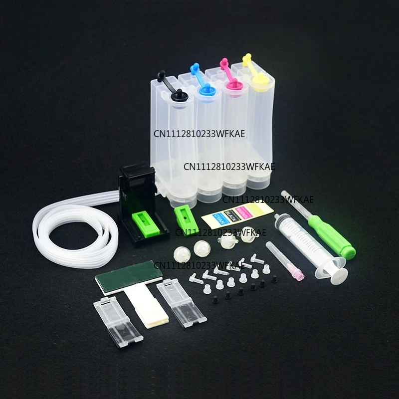 4Color DIY Ciss System Tank With Accessories For HP/CANON/EPSON/BROTHER Inkjet Printers