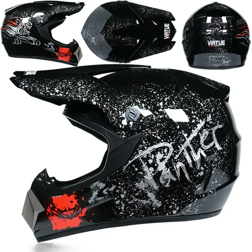 Imagen 2 del producto Casco de motocicleta todoterreno para niños, Casco de seguridad AM DH Cross para Motocross