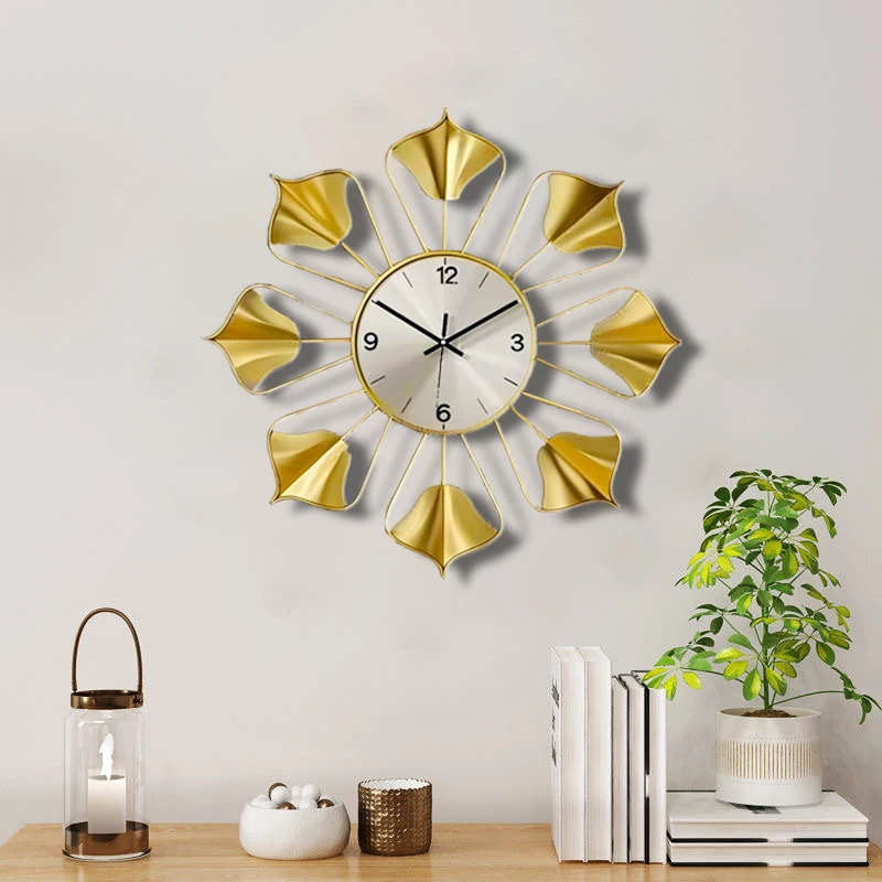 

60cm New Nordic Modern Luxury Living Room Clock Home Wall Watch Simple Clock Art Decoration Restaurant New Creative Wall Clock