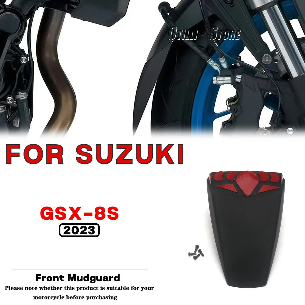 

For Suzuki GSX-8S 2023- Motorcycle modification accessories New Front Fender Mudguard Forward Splash Guard