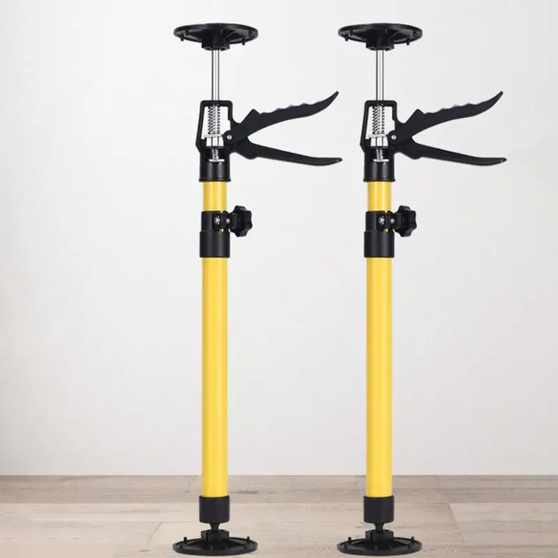Telescópico Aço Suporte Rod Terceira Mão Cabinet Jacks Drywall Ferramenta de Construção para Ratcheting Cargo Range Hoods Labor-saving