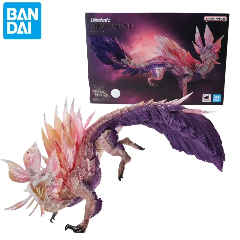 In Stork Original Bandai S.H.MonsterArts SHM Monster Hunter Rise Mizutsune Anime Game Model Action Figure Gift Collection Toys