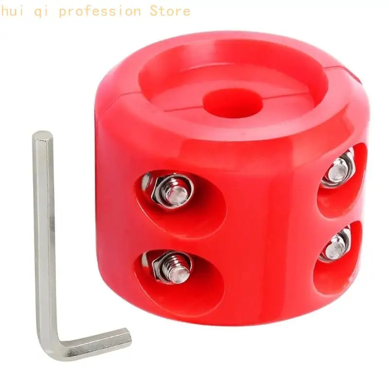 Fahrzeug-Hakenstopper, Winden-Kabelleitungsschoner mit Gummi-Außenkörper und Metallbefestigungen für LKW UTV ATV H8WE – Detail 8