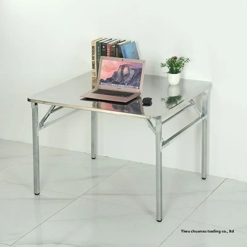 # Square Foldable Outdoor Barbecue Table Portable Commercial Stall Night Market Setup Dining Table Furniture