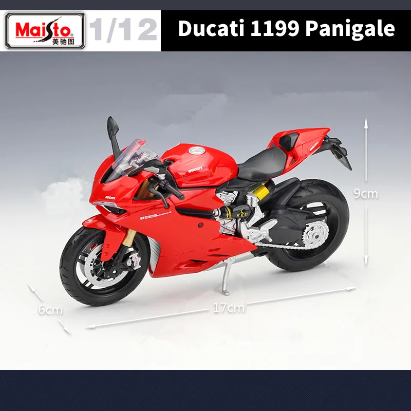 Maisto 1:12 DUCATI 1199 Panigale Alloy Racing Motorcycle Model Diecasts Metal Street Sports Motorcycle Model Childrens Toys Gift