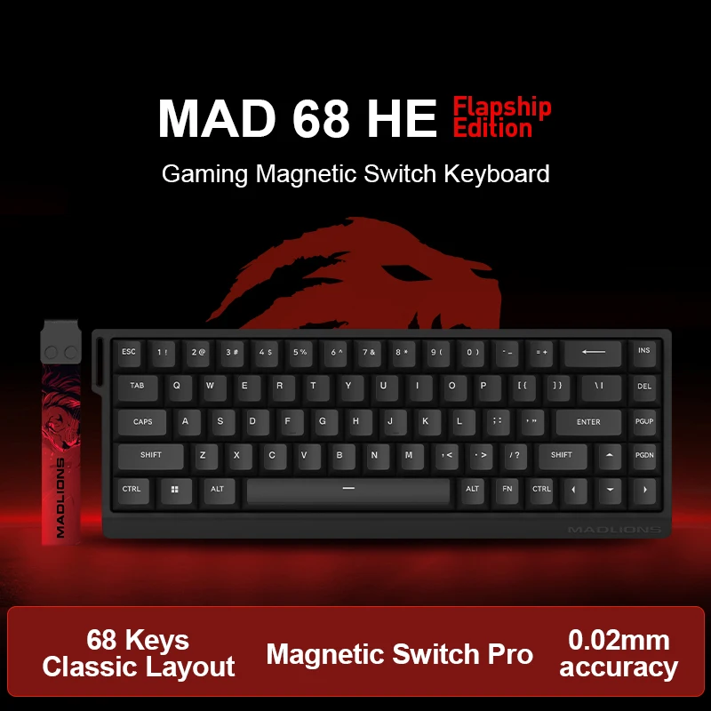 FGG MADLION MAD 60HE 磁気スイッチ メカニカルキーボード ゲーミング