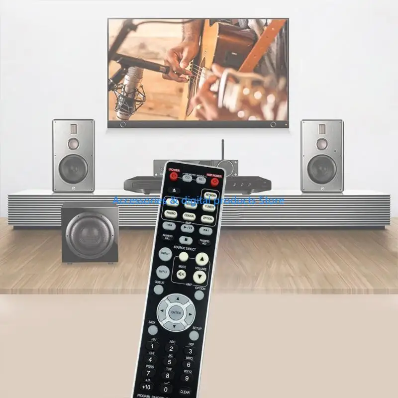77JD Replacement Remote Control Plastic Texture for CD6007 PM7000N PM6007 RC004PMCD RC002PMCD Models Not Programming Needed