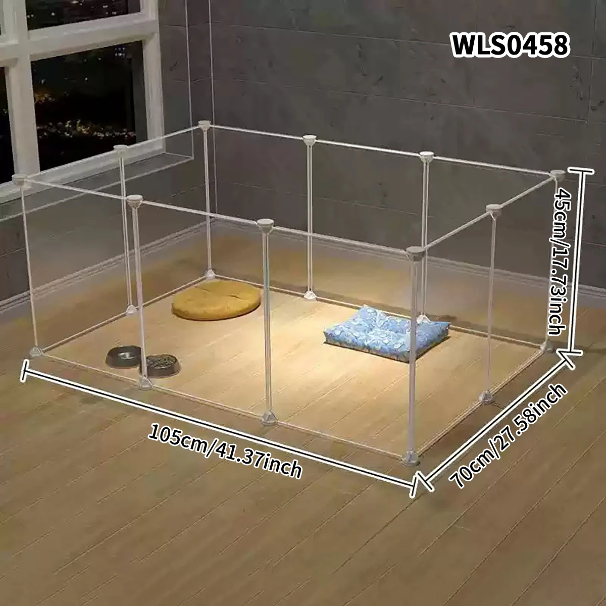 

Pet Fence Dog Isolation Gate Dog Cage Guardrail Iron Small Dog Teddy Indoor Dog House Household Fence Dog Cage