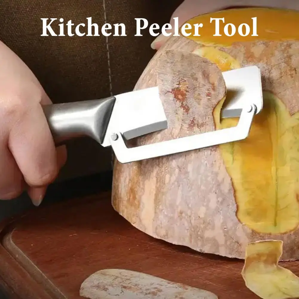 Pineapple Peeling Knife Thickened Stainless Steel Pumpkin Skin Peeler Kitchen Special Paring Tools Home Sugar Cane Paring Knife