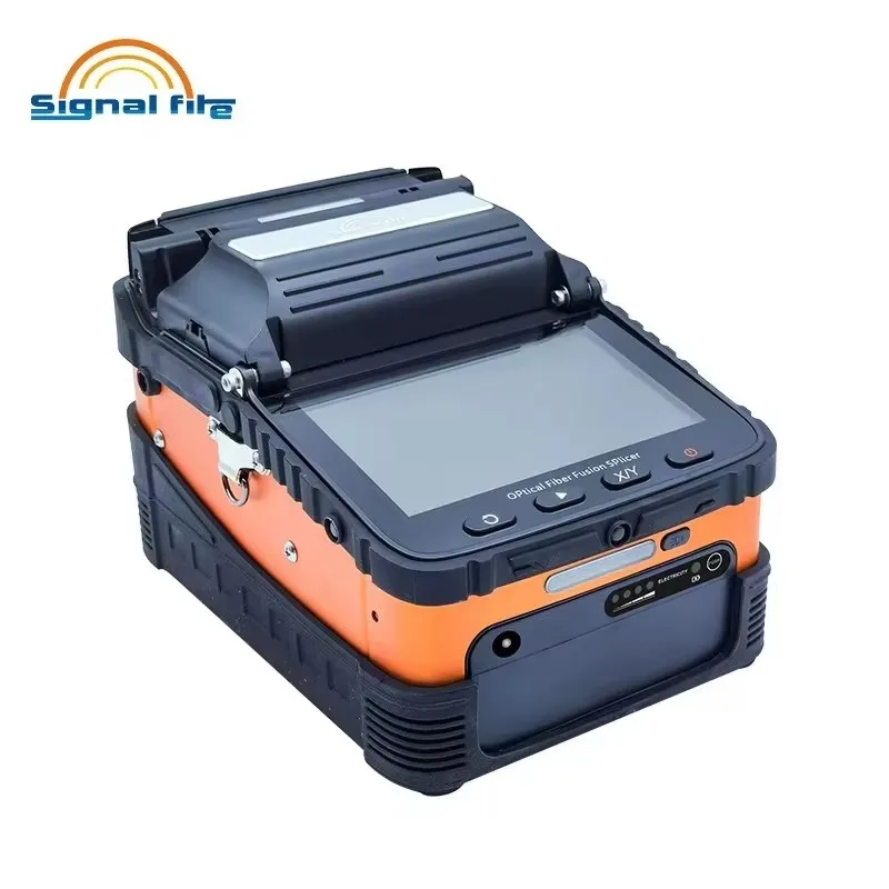 Original signalfire AI-5 automático 4 motores ftth máquina de emenda de fibra óptica splicer de fusão de fibra óptica