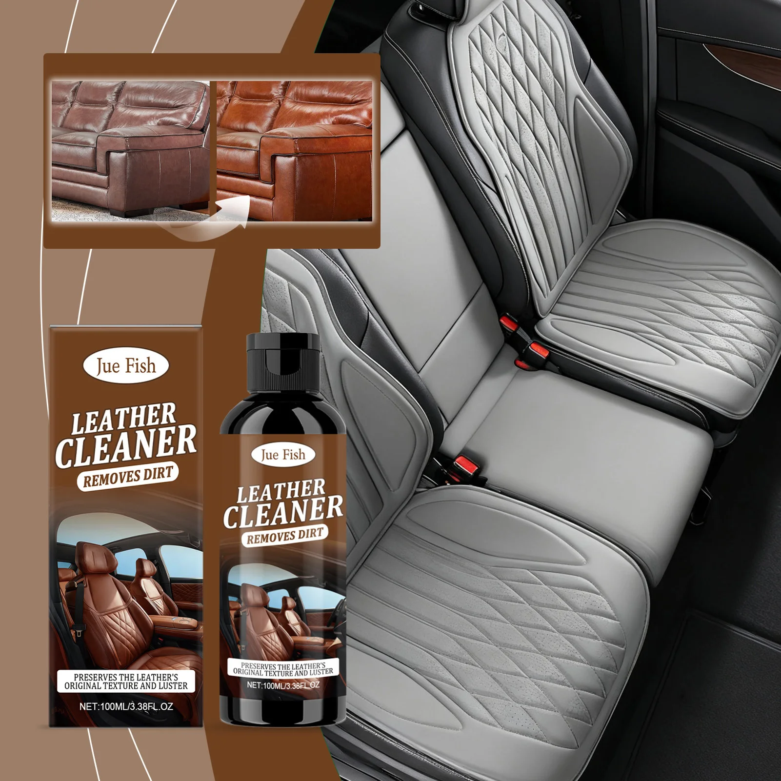 Leather Protector Spray For Jackets Safe And PH Balanced. For Car Truck