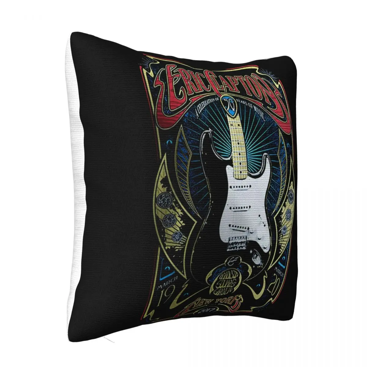 New Popular 4799 Eric Clapton Poster New York Size Grose S 5Xl Breathable Farmhouse Pillow Case