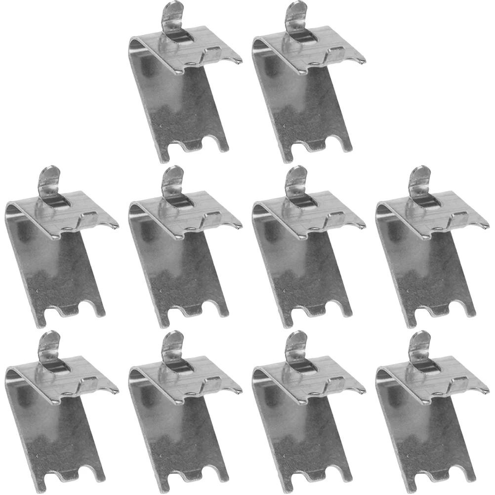 

10pcs Freezer Shelf Clips Refrigerator Cooler Shelf Supports Stainless Steel Shelf Clips fridge shelf clips