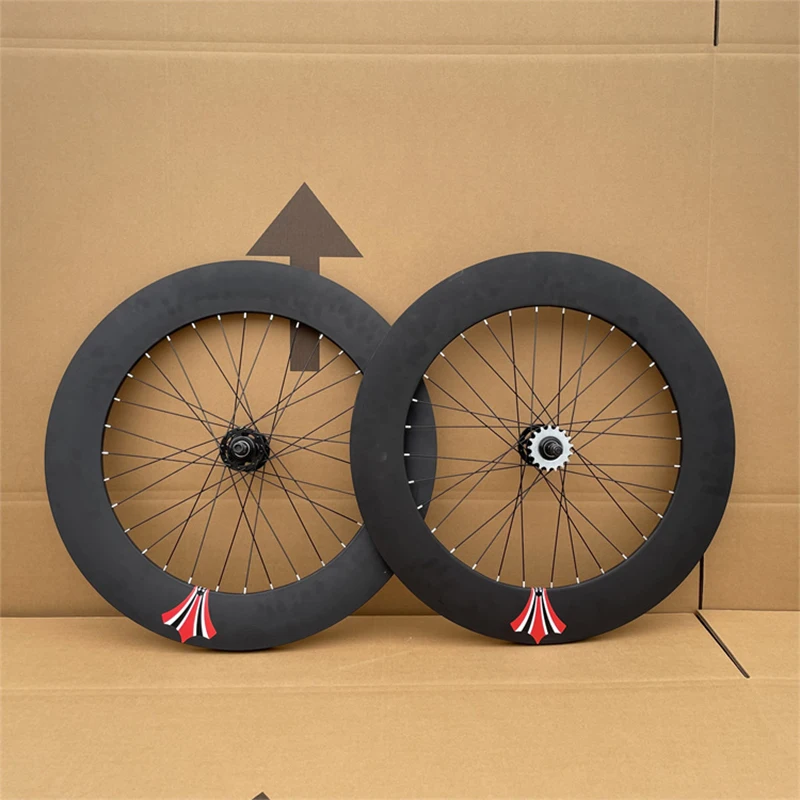 Obręcz aluminiowa 700C*70mm do roweru typu fixie z mechanizmem flip-flop, koło rowerowe single speed do toru, wysokość obręczy 70mm, piasta z łożyskami, koło do roweru z mechanizmem fixed gear.