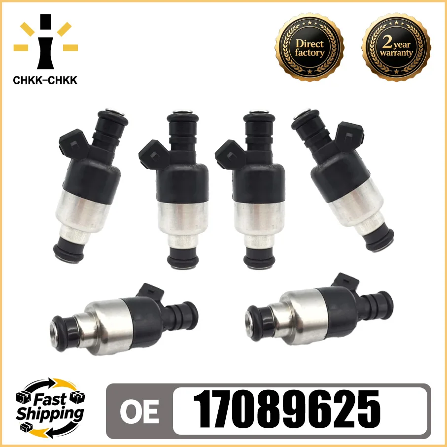 

CHKK-CHKK 6pcs/lot New High Quality Fuel Injectors 17089625 For Isuzu Rodeo For Honda Passport 3.2L 1992-1995