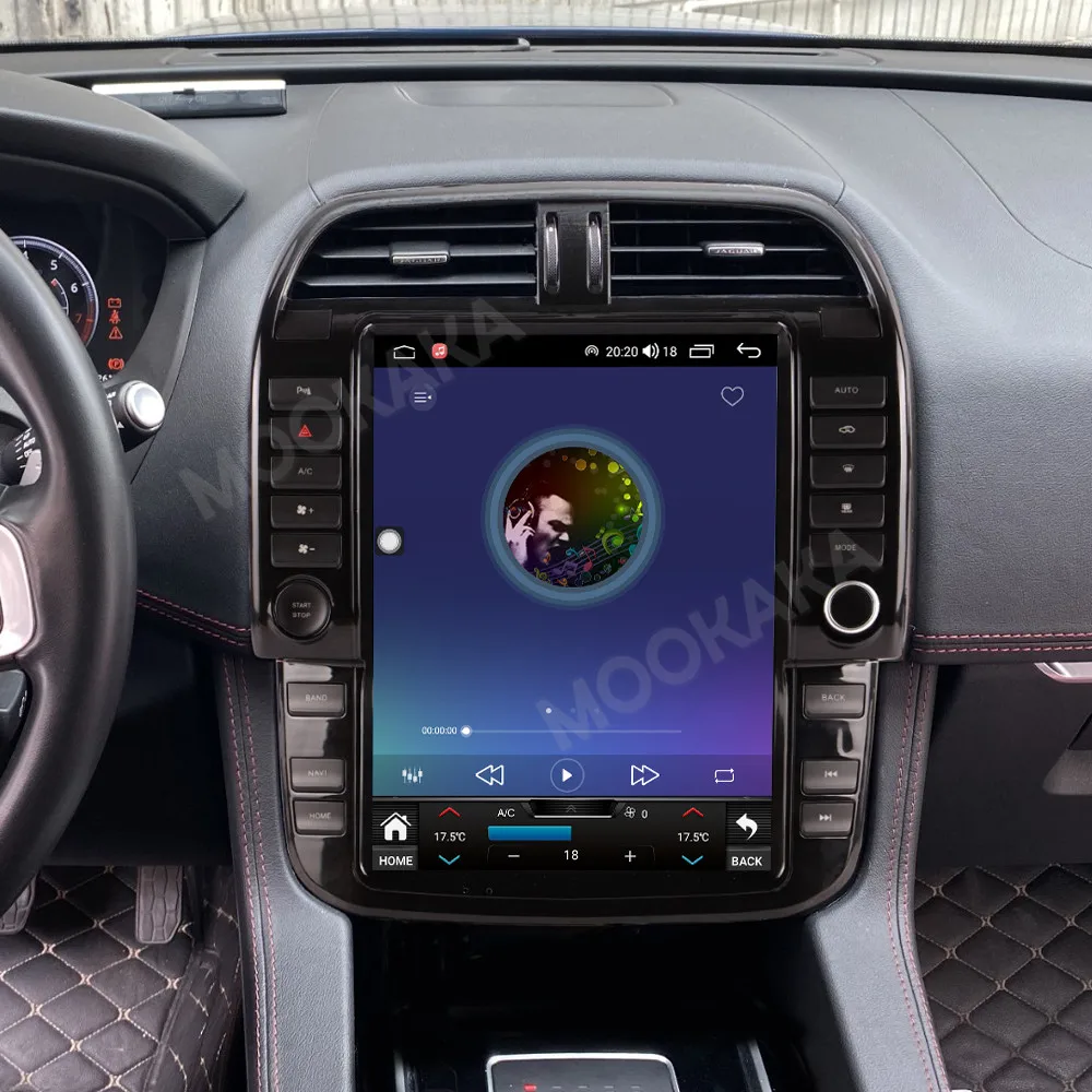 

12,1-дюймовый автомобильный радиоприемник для Jaguar F-PACE 2016-2019 с беспроводным CarPlay и Android Auto, мультимедийный плеер, интеллектуальная автомобильная система, стерео