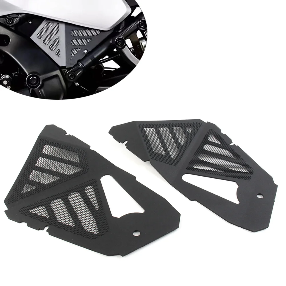 2Pcs Motorcycle Frame Side Infill Guard Cover Grille Protector For YAMAHA Tracer 9 / GT 2021 2022 2023