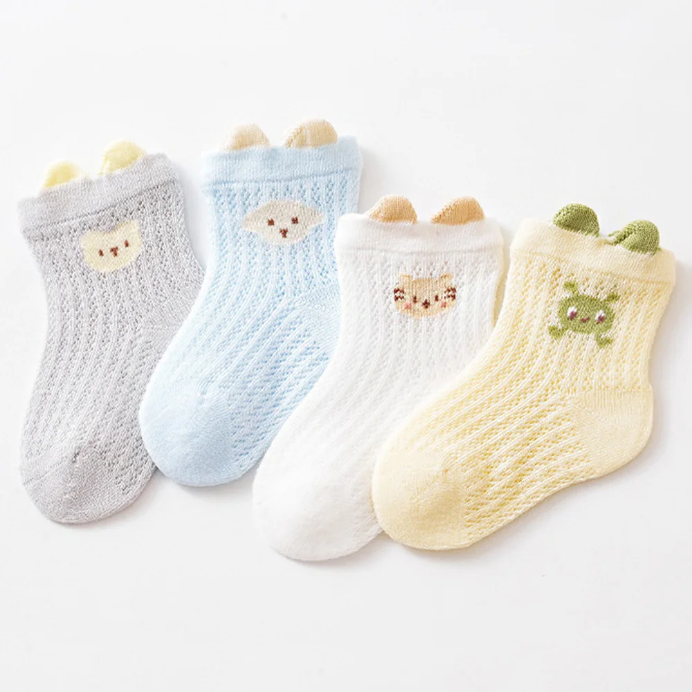 

Little Girl Socks Sumer Mesh Soft Baby Boy Socks Cute Candy Color Unisex Infant Kids Newborn Socks Wholesale