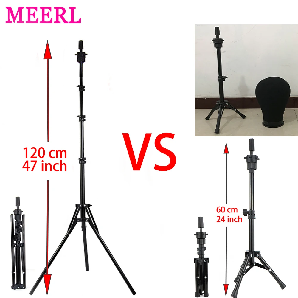 Cabeza de Maniquí de entrenamiento, cabeza de bloque de lona, cabeza de Maniquí de estilismo, soporte de trípode para peluca, Kit de instalación de