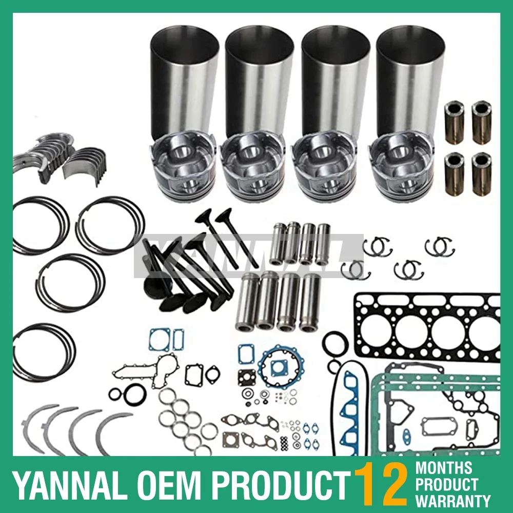 미쓰비시 엔진 후소 캔터 FE FG용 새 4D31 4D31T 재생 키트