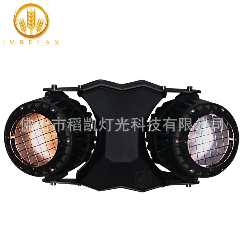 

4 50W waterproof par lights COB light source Spotlight LED outdoor performance surface light Audience lights Dance table lights