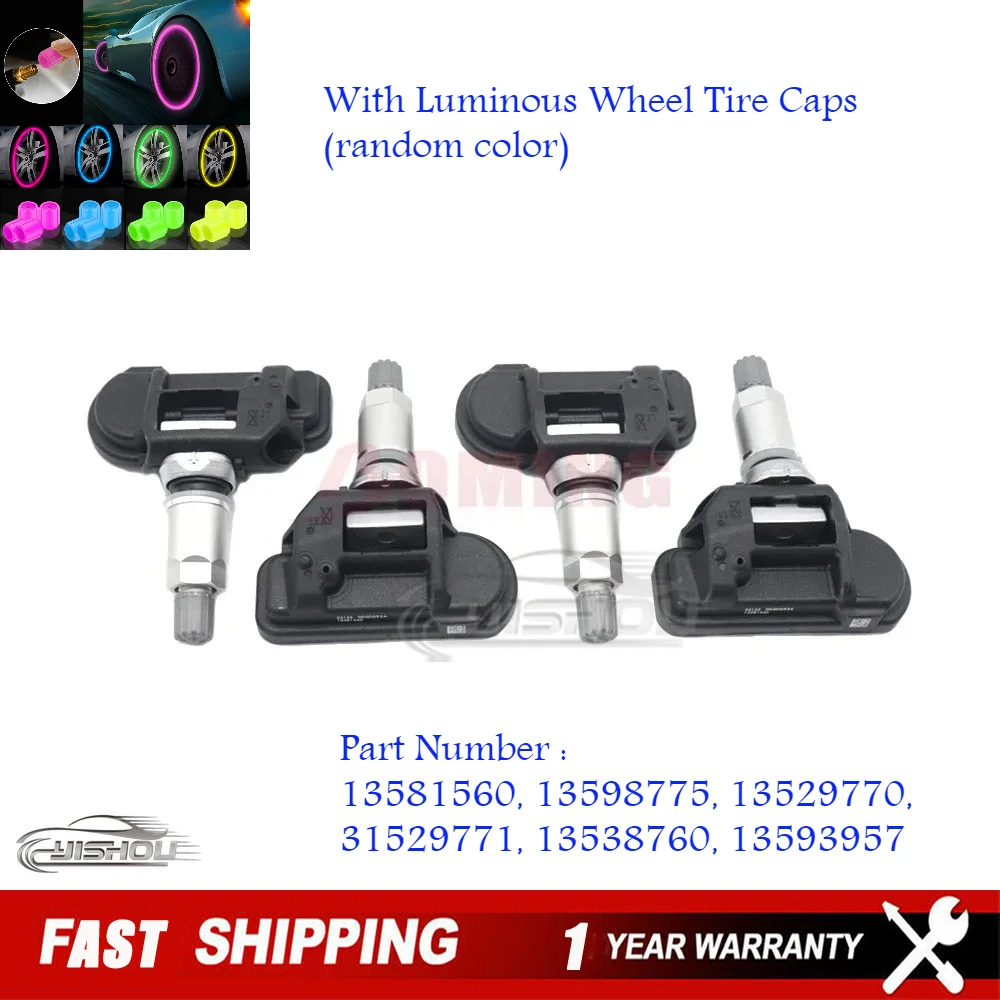 

13581560 13598775 Tire Pressure Sensor TPMS for Opel Adam Ampera Astra J Van Cascada Corsa E Insignia A Vivaro Combi Zafira