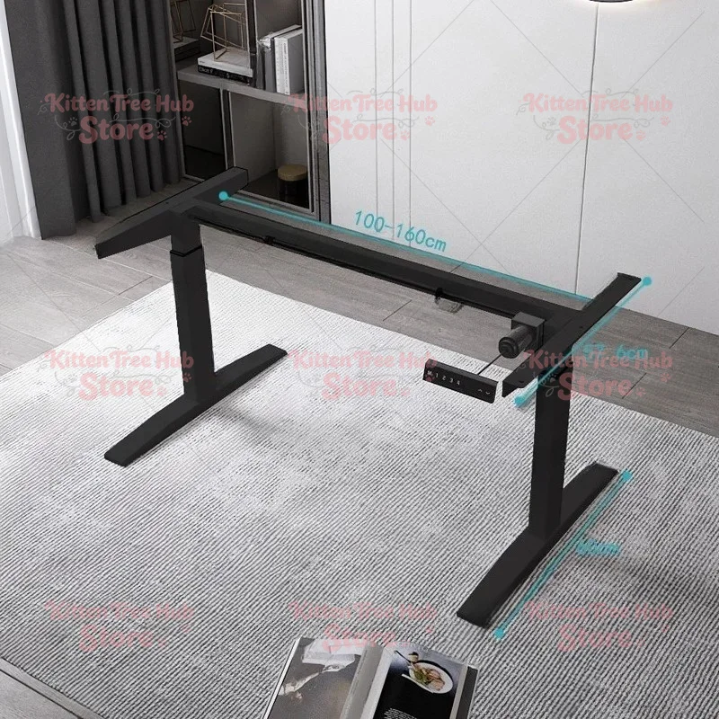 Electric Lifting Platform With Adjustable Frame Height, Vertical Ergonomics, Memory Control, Home Desk Rack