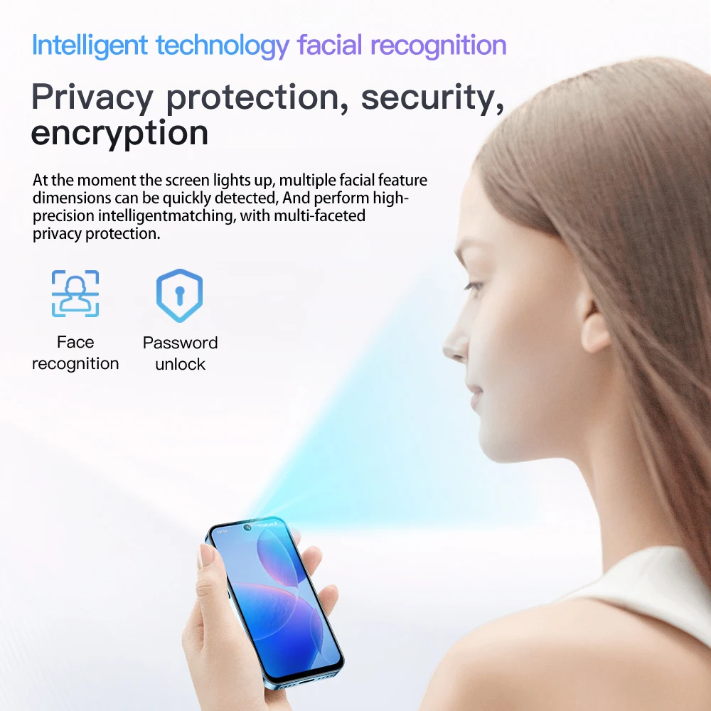 SOYES XS19 Mini Smartphone 3.88in 2GB RAM 16GB ROM Android10.0 With Facial Recognition Dual SIM Standby 3G Network Small Phone