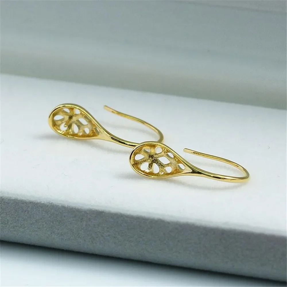 

Gold Plated Pearl Earring Settings, DIY Jewelry Making Supplies, Blank Ear Stud Bases for Handmade Accessories, No Pearl