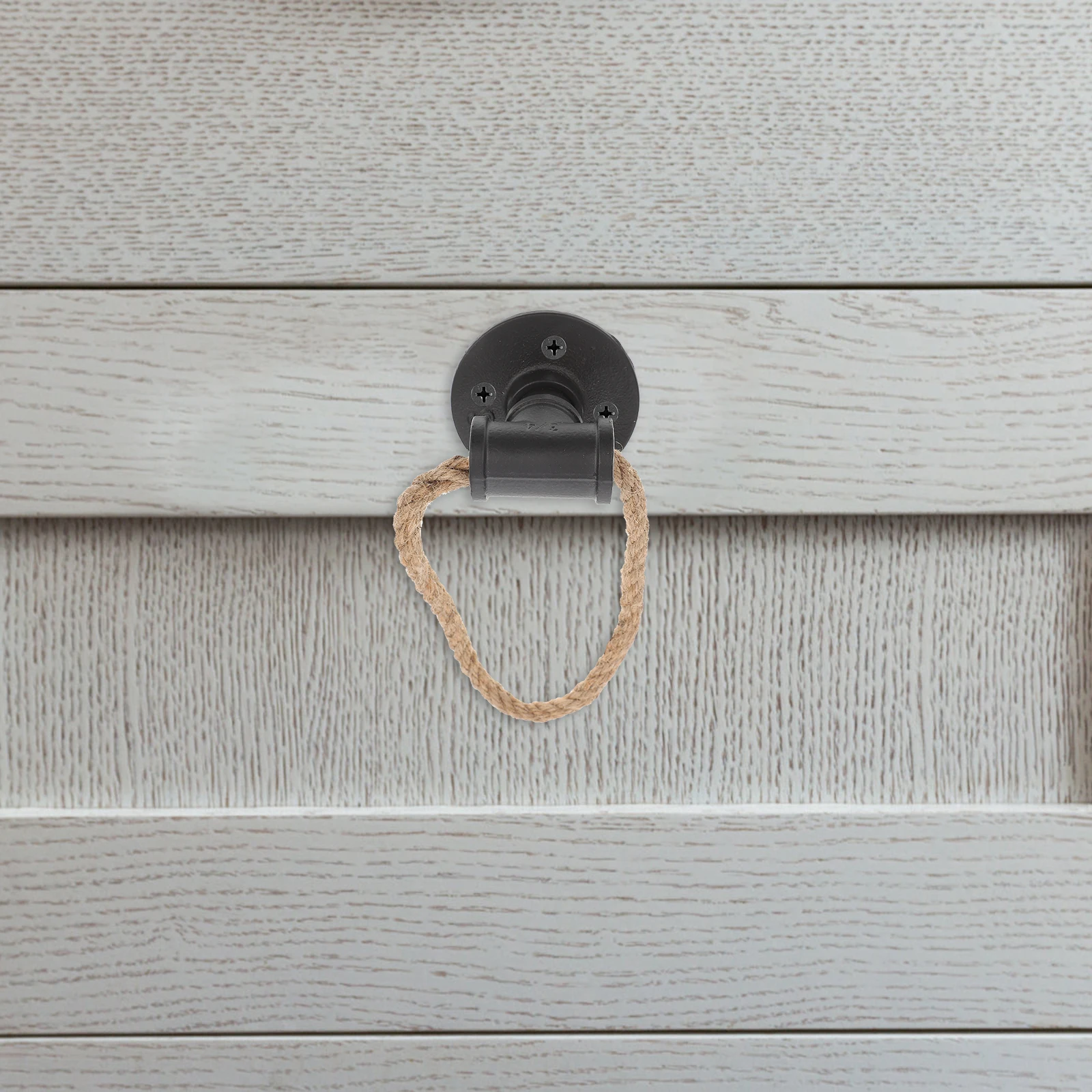 

1 set 1 Set Rope Drawer Knob Durable Iron Cabinet Handle niture Pulls For Cupboard Wardrobe Easy Cupboard Knob Install