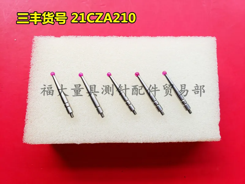 

M1.7*2.0*22.3mm M1.7 Thread 2mm Ruby Ball 22.3mm Length 21CZA210 Instrument Meter Gauge Pin Level Dial Test Indicator Tip Probe