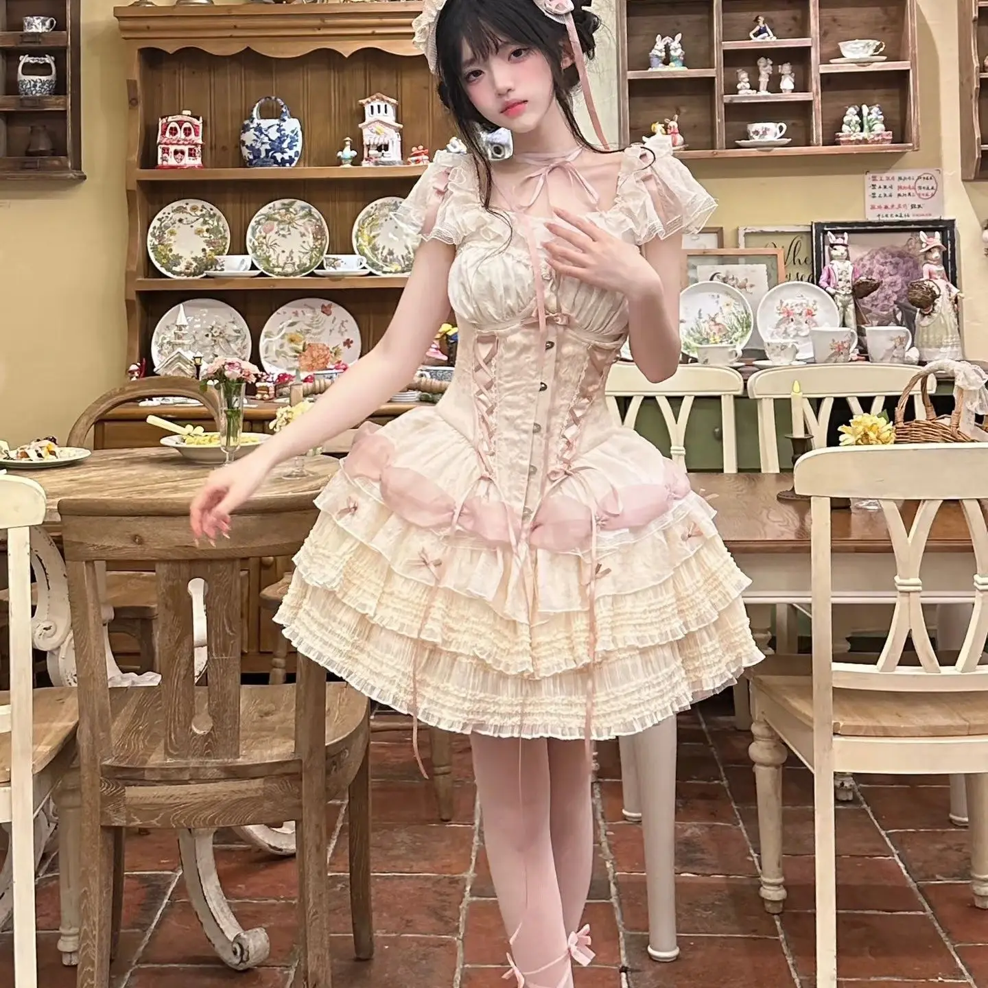 

Japan Lolita Skirt Retro Princess Suspender For Everyday Luxury And Sweetness 2026 New