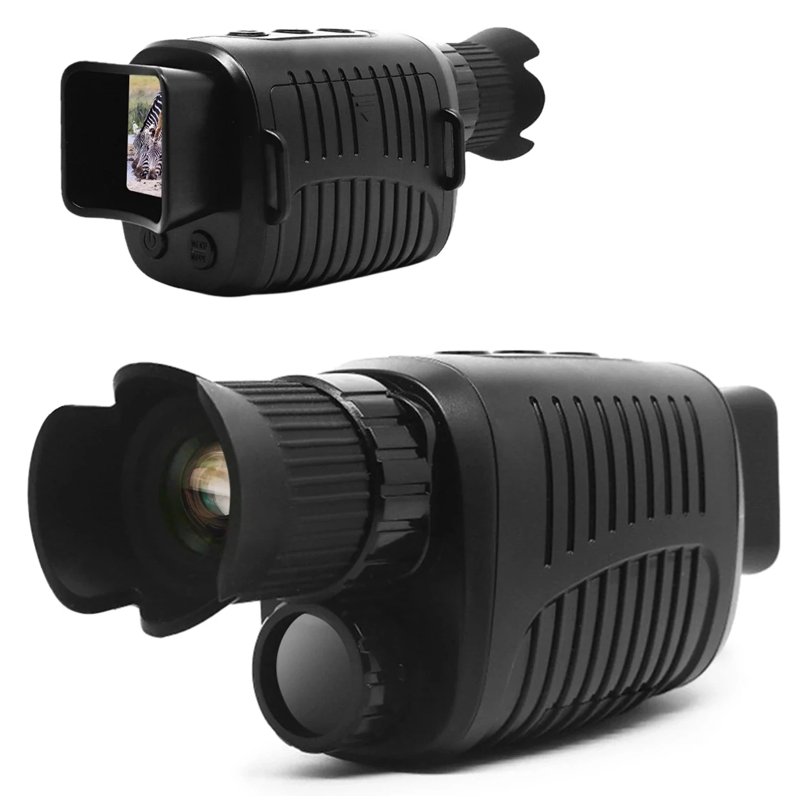 Upgraded Night Vision Monocular With 3800mAh Rechargeable Battery Digital Infrared Monocular Telescope For 100% Darkness