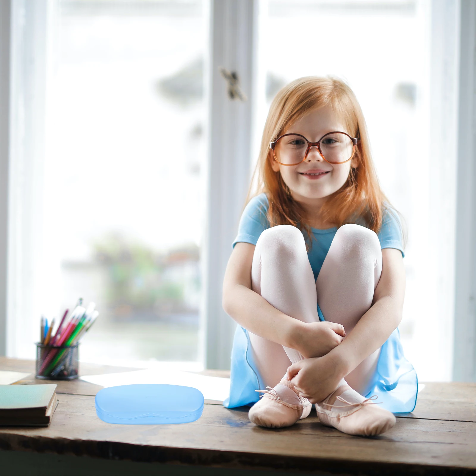 

5pcs Hard Shell Portable Durable Protective Sunglasses Box Glasses Storage Travel Glasses Eyewear Protector Case Gift