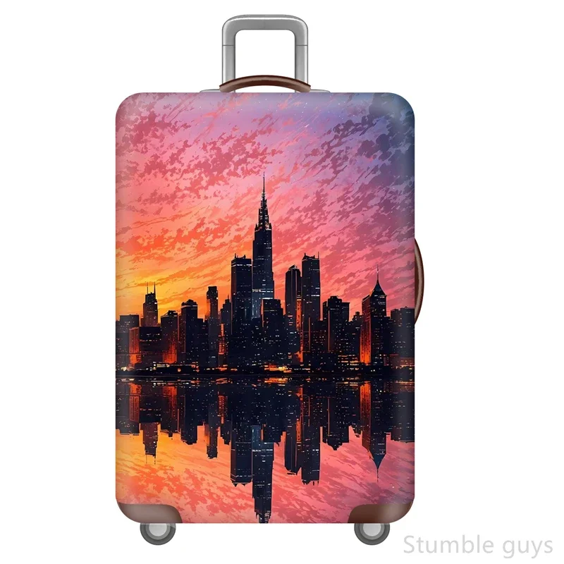 

Elastic Dustproof Suitcase Protector Protective Anti-Scratch Stretchy Luggage Cover Useful Travel Accessory Vacation Luggage