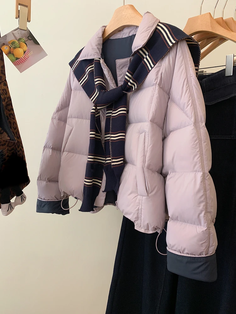 

Warmth And Sle ort Cotton Jaet Women's Autumn Winter Faionable Versatile oulder Wrap Coat Gentle And Youthful