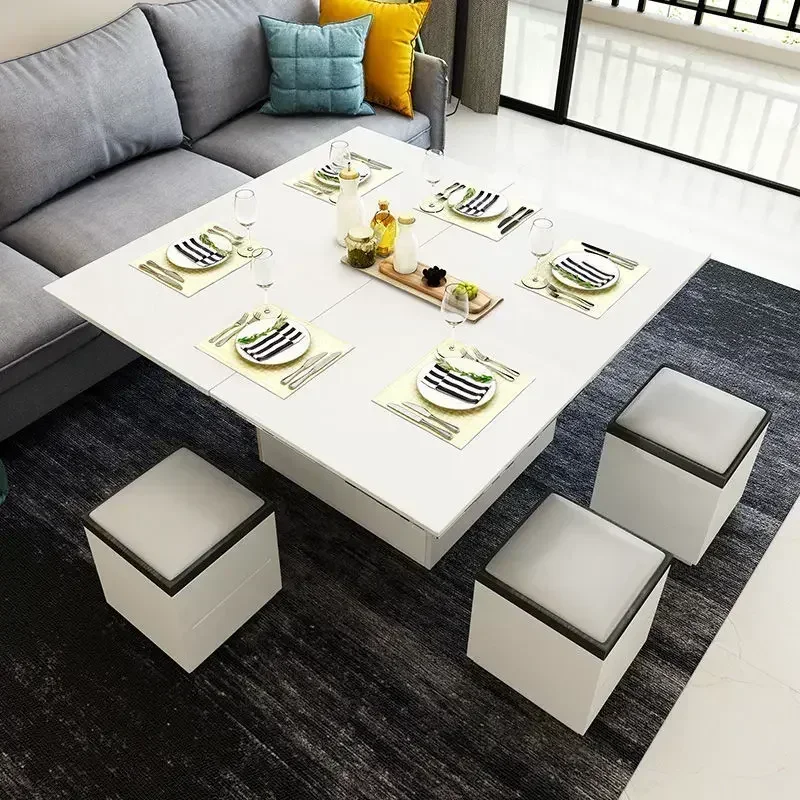 

Budget-friendly Convertible Coffee Table Folding Lift Up Adjustable Multi-functional Living Room Dining Room